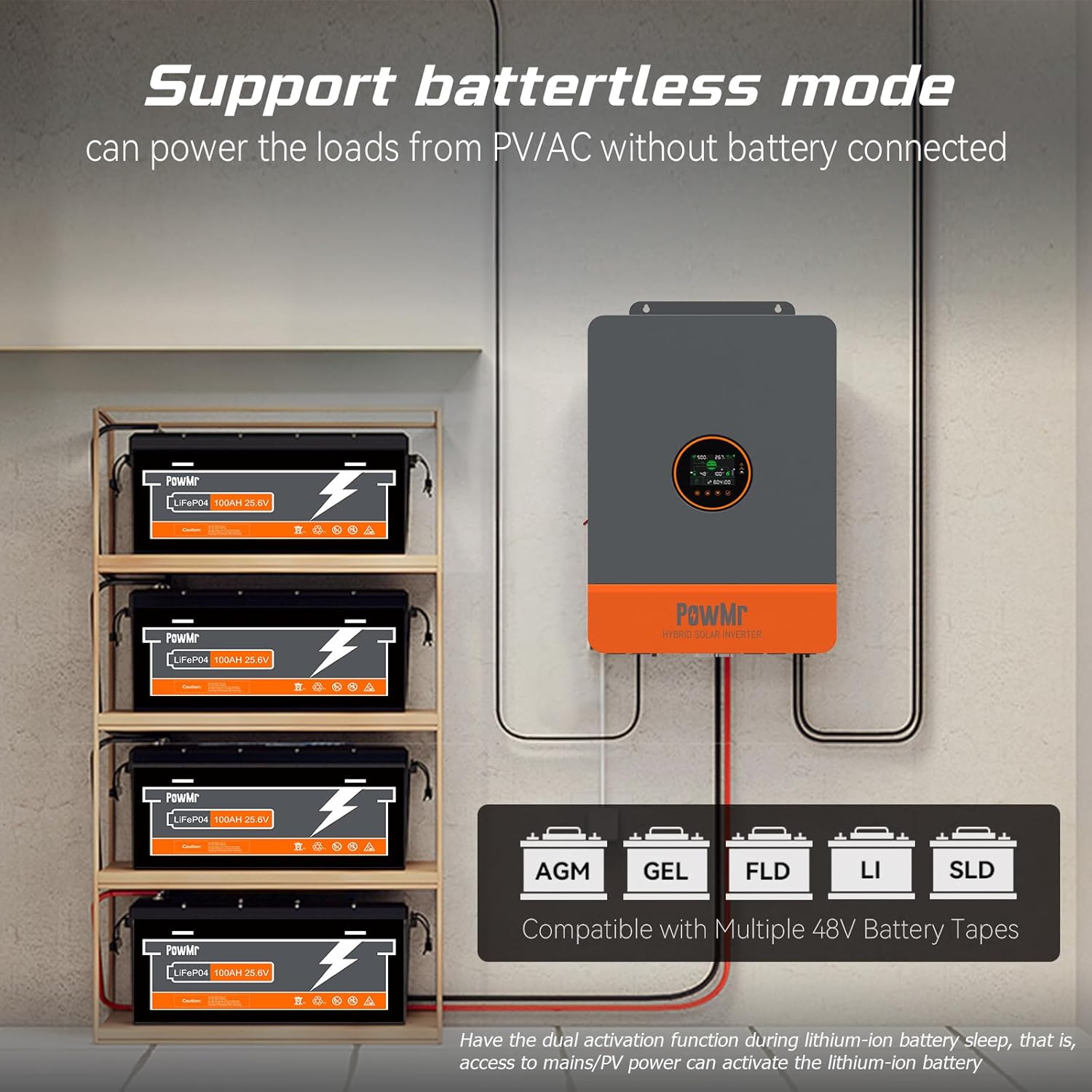 อินเวอร์เตอร์ PowMr 16KW 10KW  - Split Phase Inverter 10Kw 110V 220V บทวิจารณ์และราคา