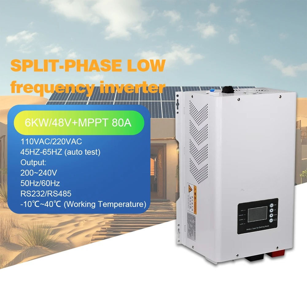 อินเวอร์เตอร์พลังงานแสงอาทิตย์ - Off Grid Solar Inverter 48V 6000W บทวิจารณ์และราคา