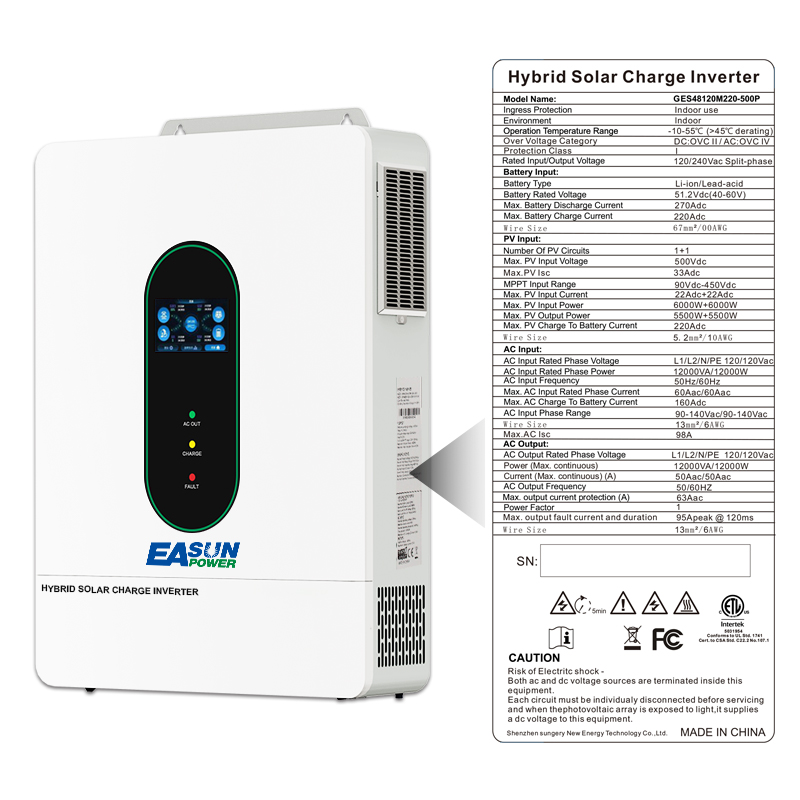 อินเวอร์เตอร์ไฮบริดพลังงานแสงอ - Grid Tie Inverter Limiter 2000W บทวิจารณ์และราคา