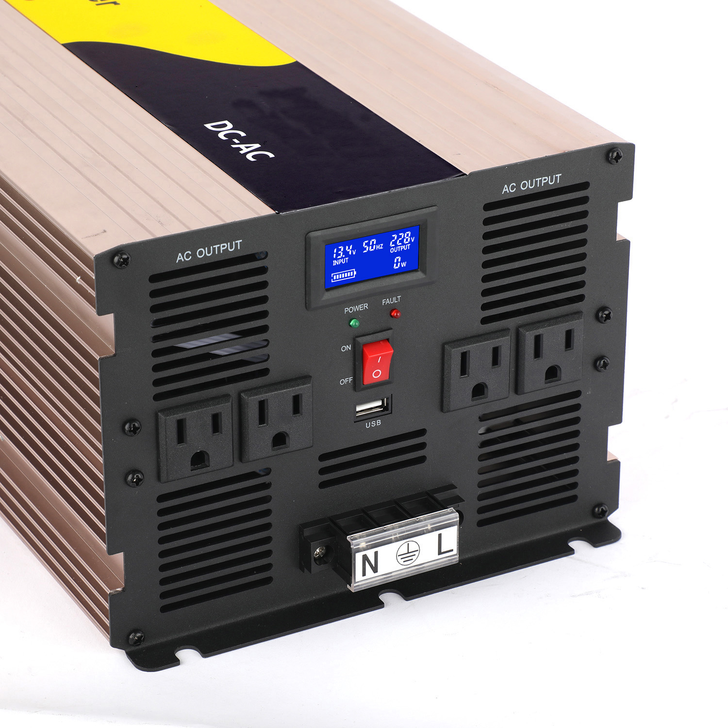 อินเวอร์เตอร์ 6KW: 12V, 24V, 4 - Off Grid Solar Inverter 48V 6000W บทวิจารณ์และราคา