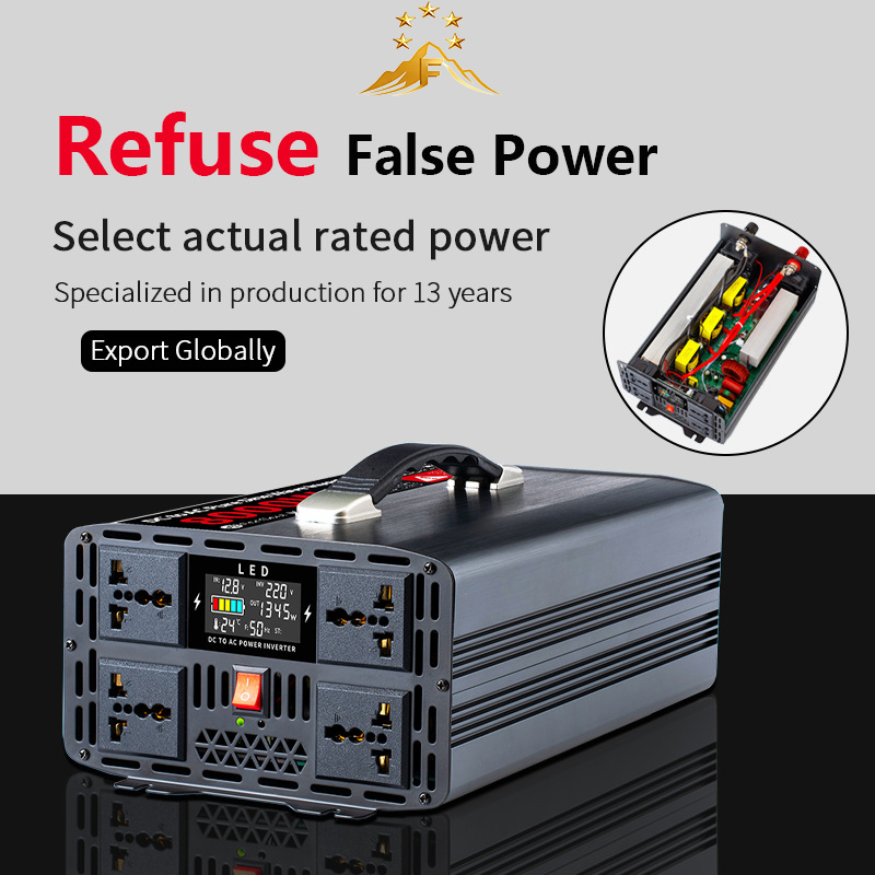 อินเวอร์เตอร์แบบออฟกริด 5KW 6K - Pure Sine Wave Inverter 5000W 48V 220V บทวิจารณ์และราคา