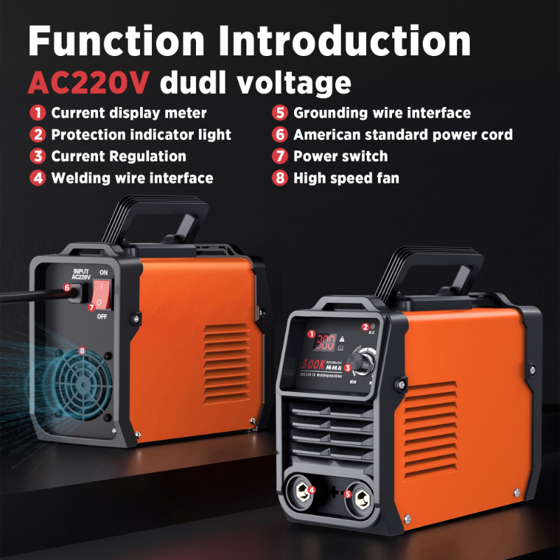 เครื่องเชื่อมแบบอินเวอร์เตอร์  - Inverter Welding Machine Igbt 300A บทวิจารณ์และราคา