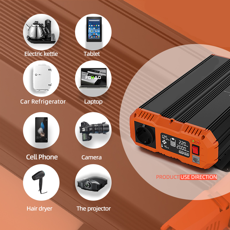 FCHAO 4000W Pure Sine Waveอินเ - Power Inverter 12V 220V 4000W Continuous บทวิจารณ์และราคา