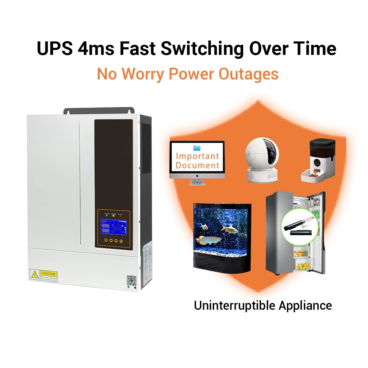 ระบบพลังงานแสงอาทิตย์แบบไฮบริด - Hybrid Solar Inverter 5.5Kw Mppt 48V บทวิจารณ์และราคา